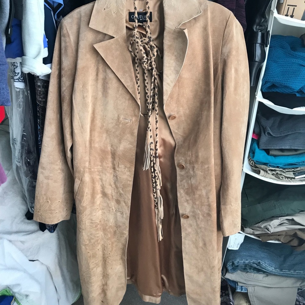 Couture by J. Park suede leather jacket